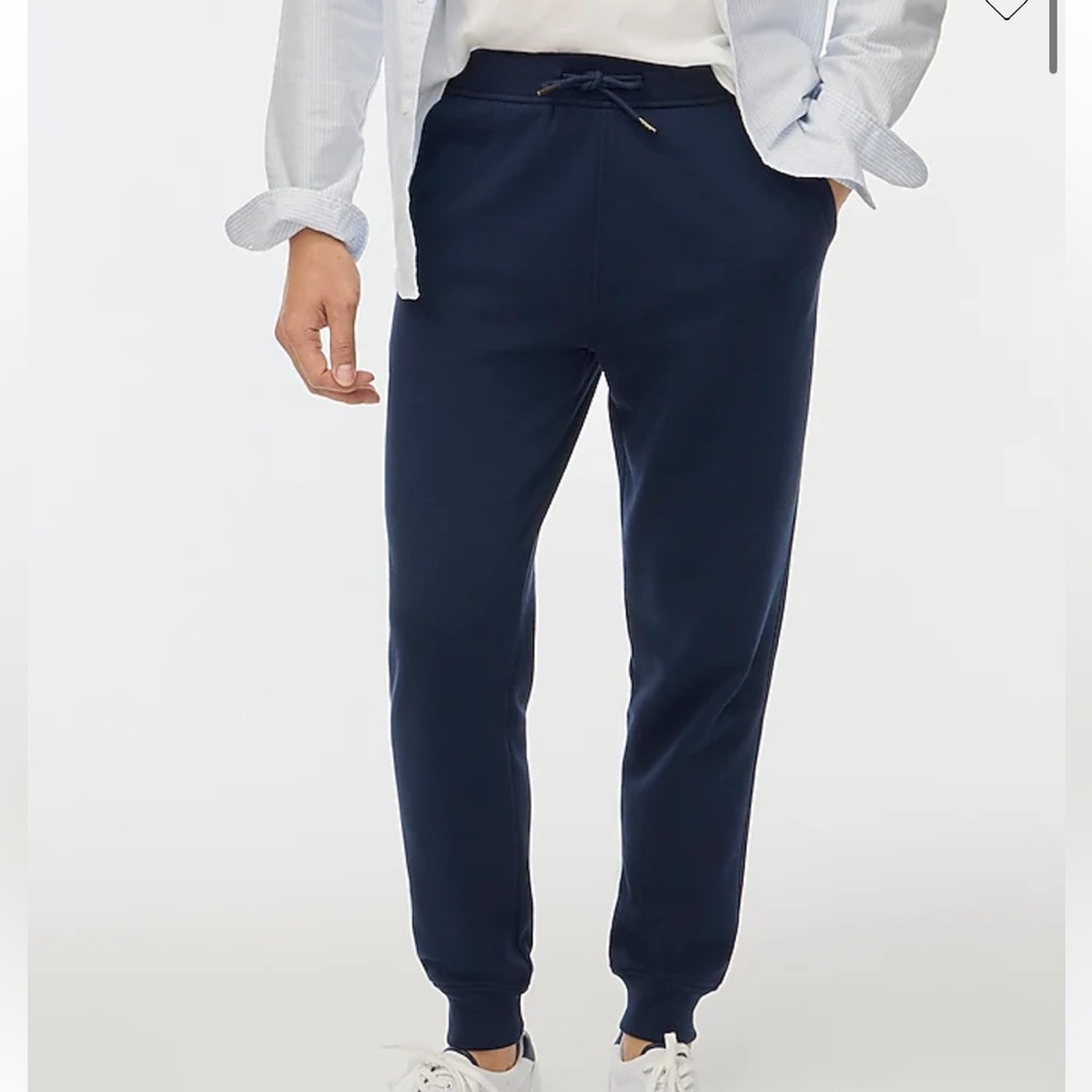 J. Crew Navy Fleece Sweatpants